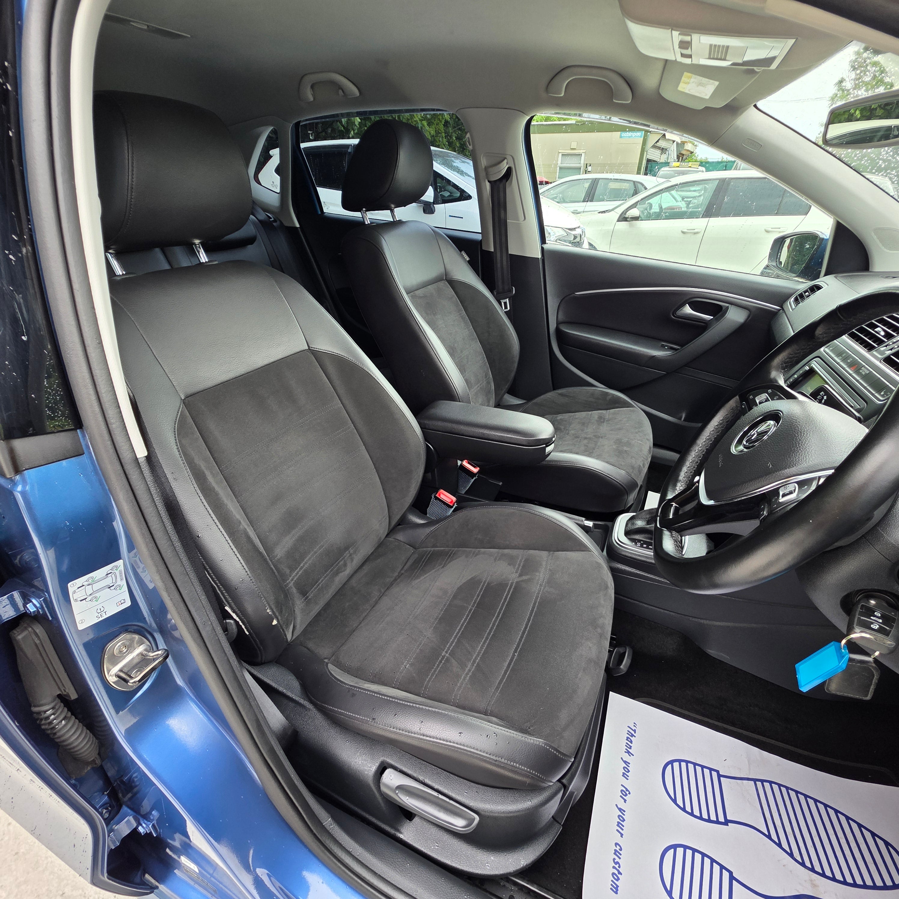 VW Polo Automatic 2017 Heated Semi Leather Seats Low Miles